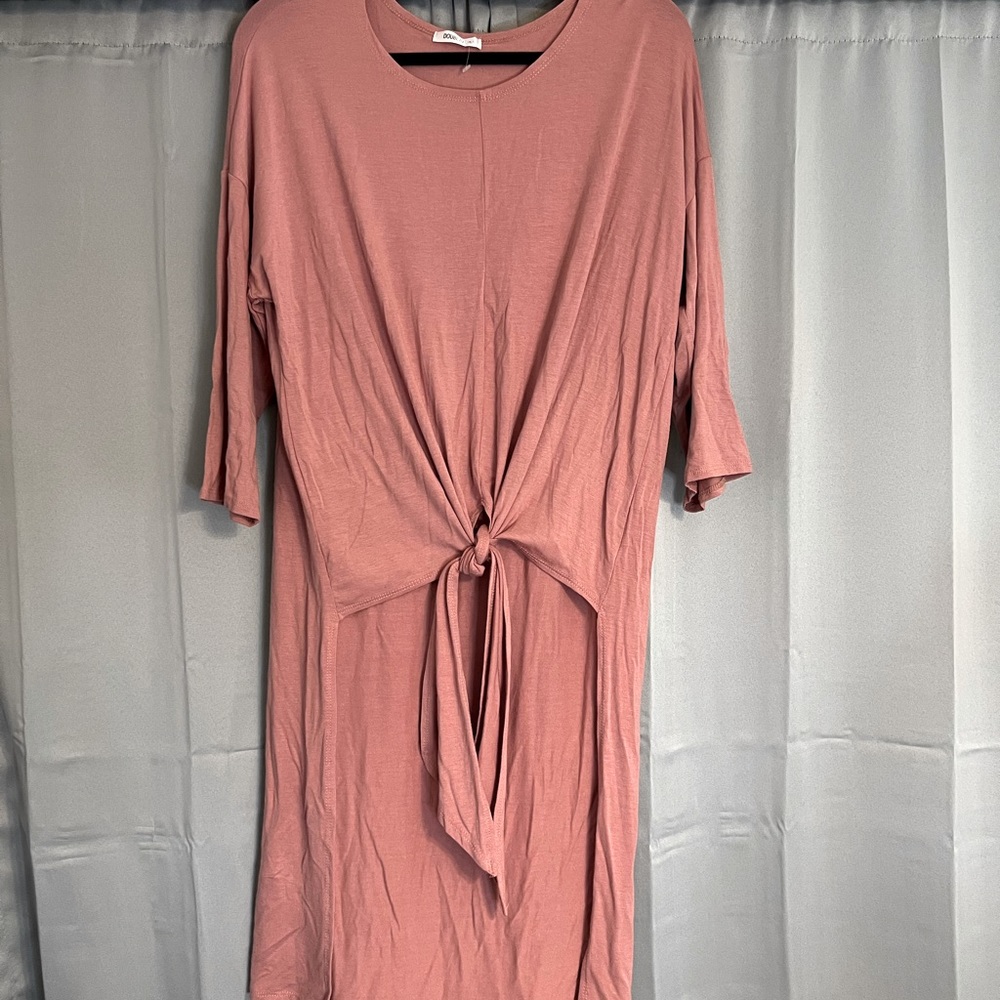 NWOT Blush Pink 3/4 sleeve shirt